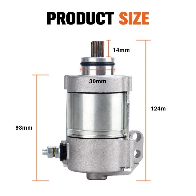 12V Motorcycle Starter Motor for KTM 250 300 XC EXC 2008-Heavy Duty 410 Boot starter motor set