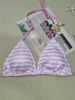 2025 Sexy Holiday Beach Style High-value Pink and White Striped Printed Swimsuit Bikini Babes Hot Spring Vacation Ins Girl 3