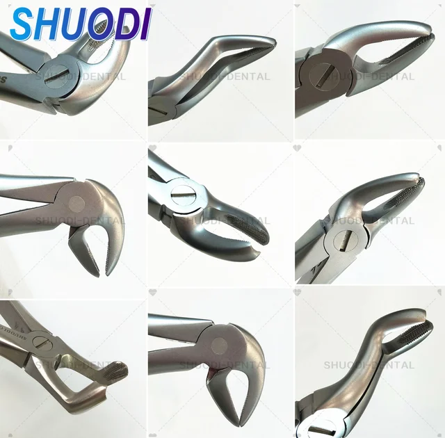 Dentifricio Mentadent Kit Strumenti Per Estrazione Dentale Veterinaria - Pinze Di Alta Qualità, Premium Tedesco Kit Estrazione Denti Veterinaria - Foto 9