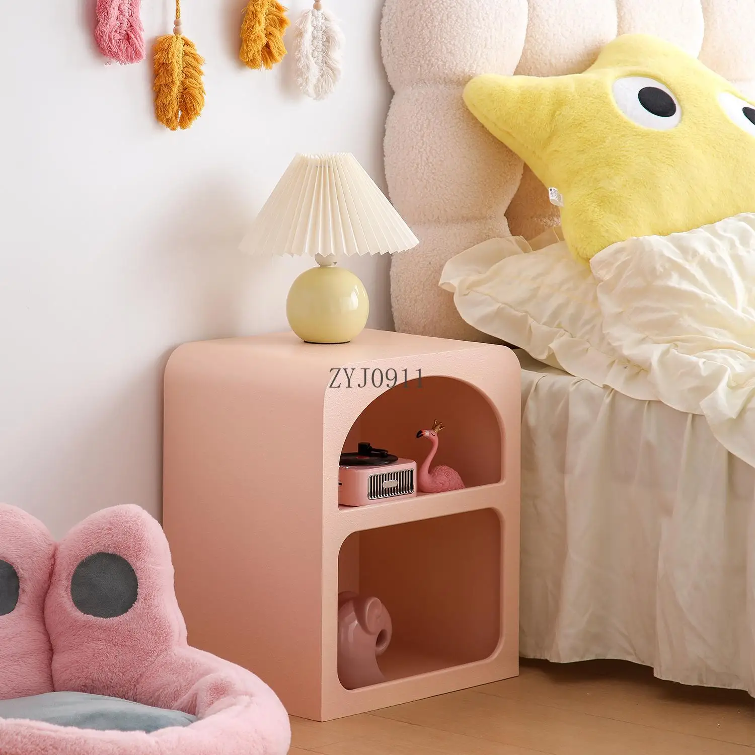 Bedroom Open Cave Cabinet B & B Small Side Cabinet Small Apartment Modern Storage Locker