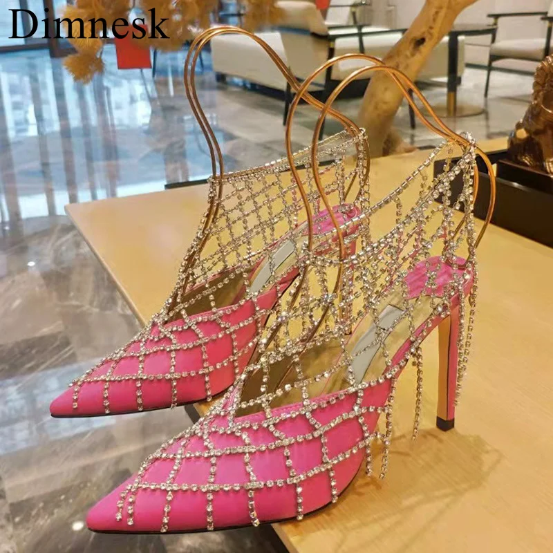 Shoes】Christian Louboutin クリスタルラインストーン