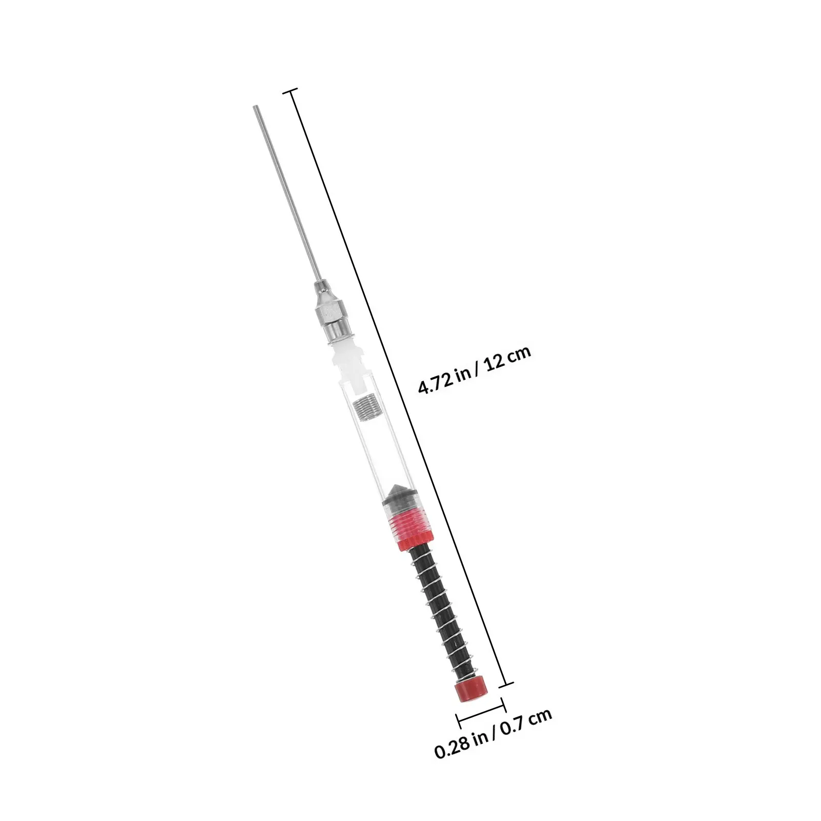 6pcs 분수 변환기 잉크 충전 보조 장치 2.6mm 3.4mm 레드 실버 블랙 잉크 충전 보조 장치 펜 문구 용품