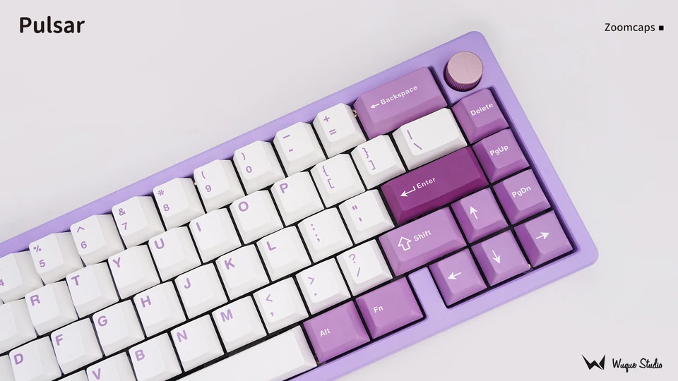 Wooting Two HE + Pulser Keycap (おまけ) Wooting 80HE - DVT, Frost Case, Dark LED bar & Switch/Keycap