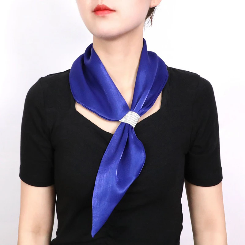 

Fashion Sparkling Diamond Shawl Women Summer Thin Long Satin Rhinestone Sunscreen Scarf Neck Guard Diamond Silk False Collar