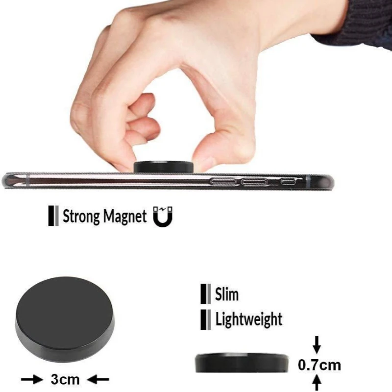 Metal Mini Magnetic Suction Car Phone Holder