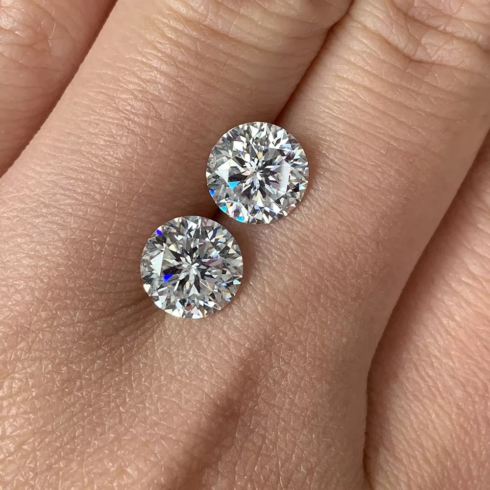 Top Belgium Cut Moissanite Stone D Color 0.1ct-50ct Gemstones Lab Grown Diamond Bird Nest Cut Moissanite Loose Stone