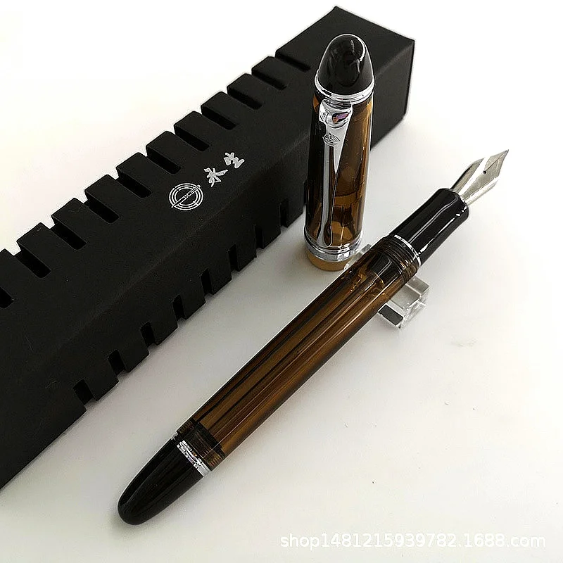 Wing Sung 3013 Vacuum Fountain Pen - Resin Body, Stainless Steel EF/F Nib - No Ink/Box