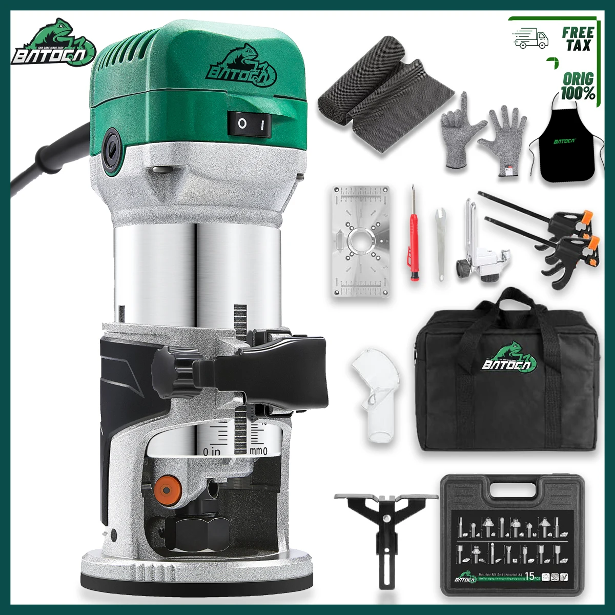 Batoca 710W Woodworking Electric Trimmer 30000RPM Wood Trimmer Wood ...