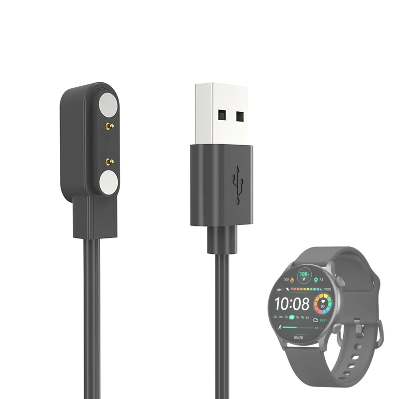 Smartwatch Dock Charger Adapter Cavo Di Ricarica Usb Cavo Per Haylou Solar Plus Rt3 Ls16 Smart Watch Power Charge Wire Accessori