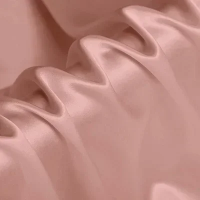 90 단색 스판덱스 멀 베리 실크 Charmeuse 패브릭 실크 스트레치 새틴 Charmeuse DIY 바느질 폭 140cm 자연 새로운
