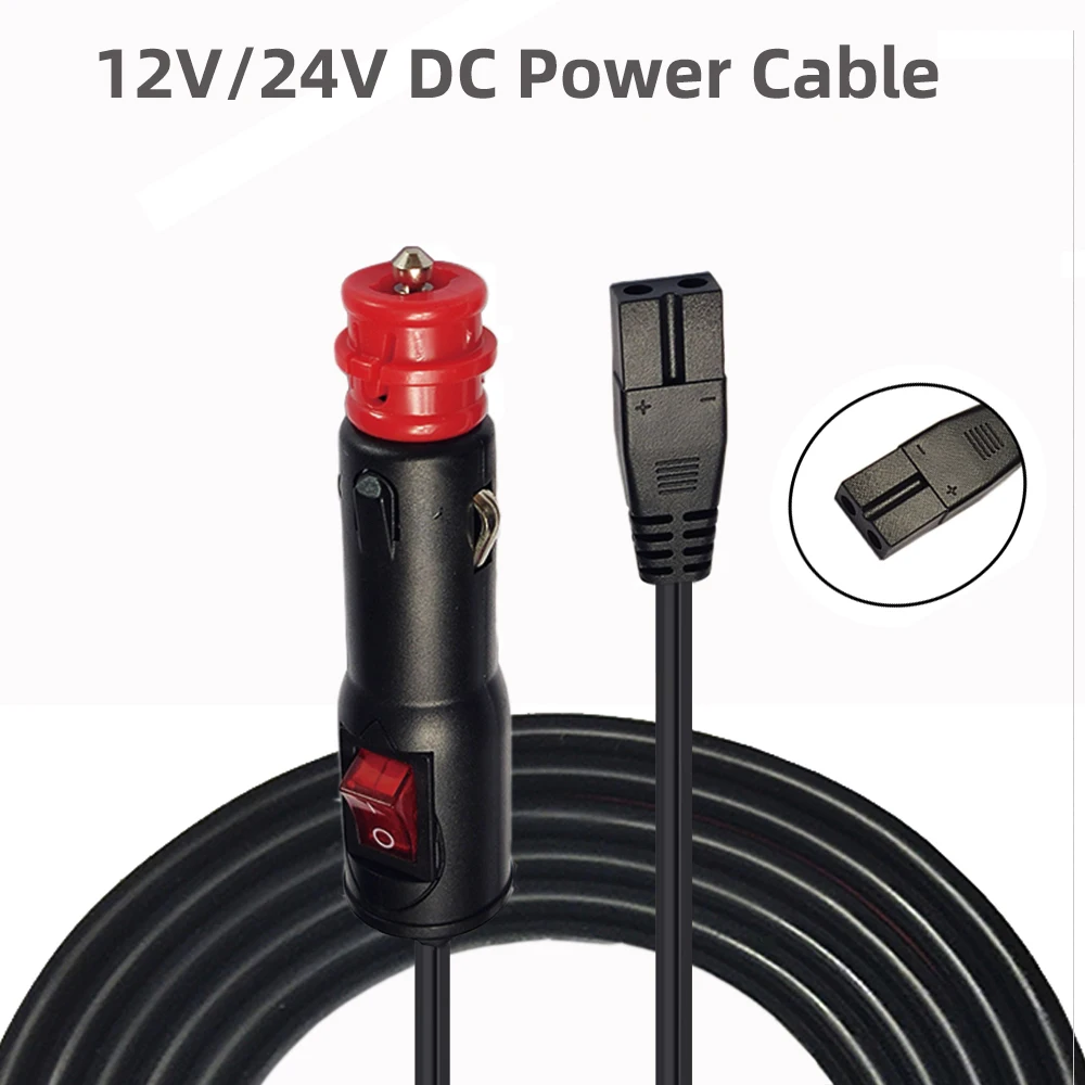 12VRefrigeratorDCPowerCordCable2PinLeadCablePlugWireFor12V