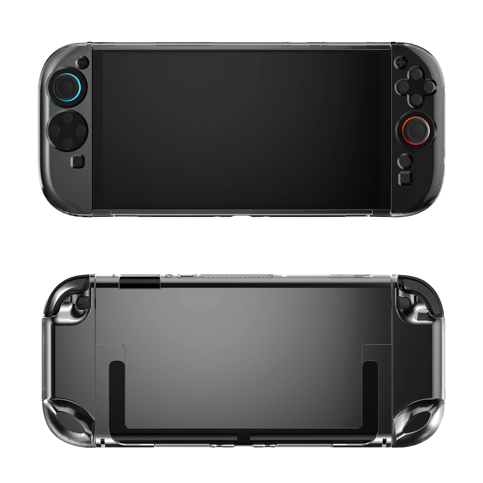 Crystal Clear Protective Shell Cover for Nintendo Switch - Anti-Scratch Hard Case