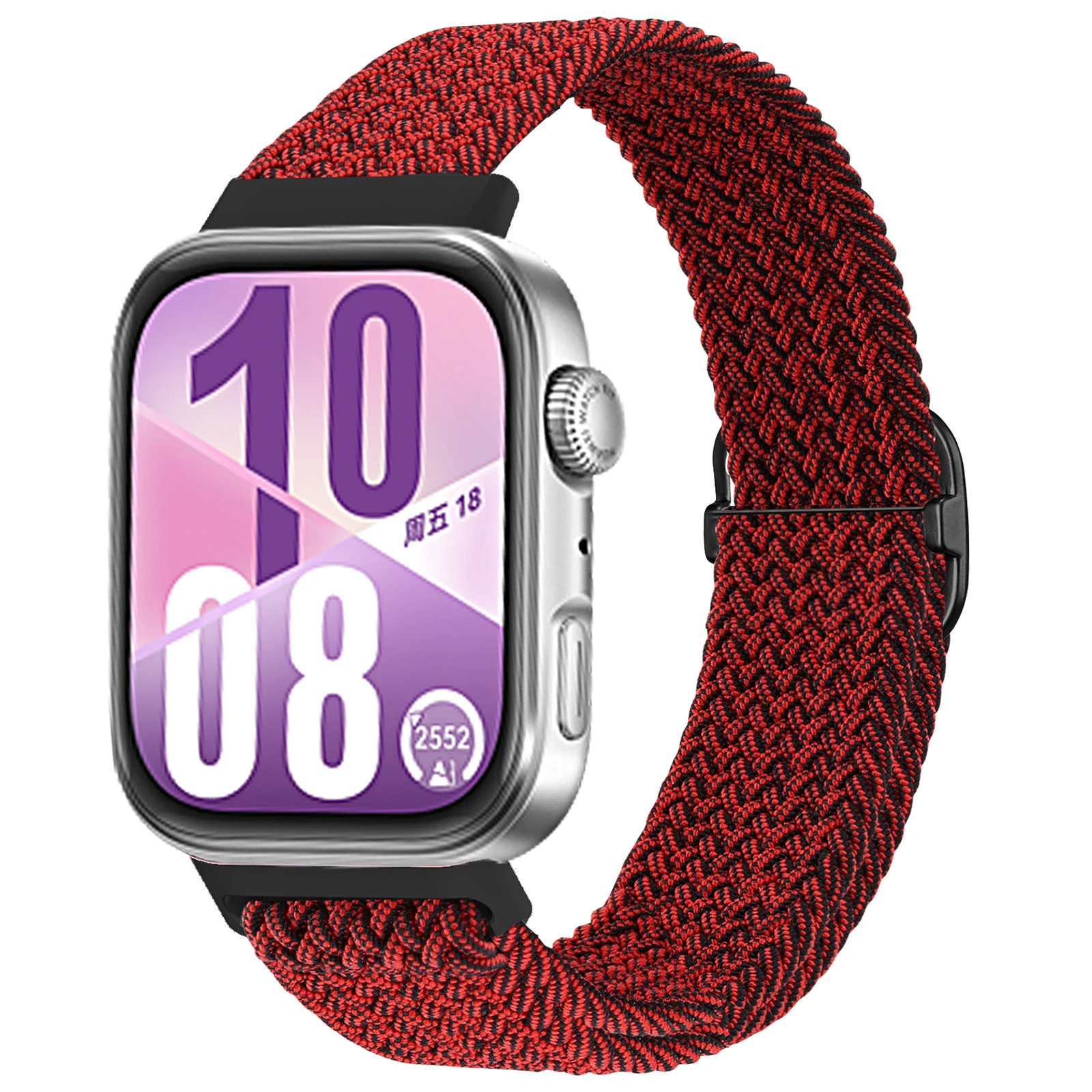 Braided Solo Loop Nylon Strap - Adjustable Sport Bracelet Accessory