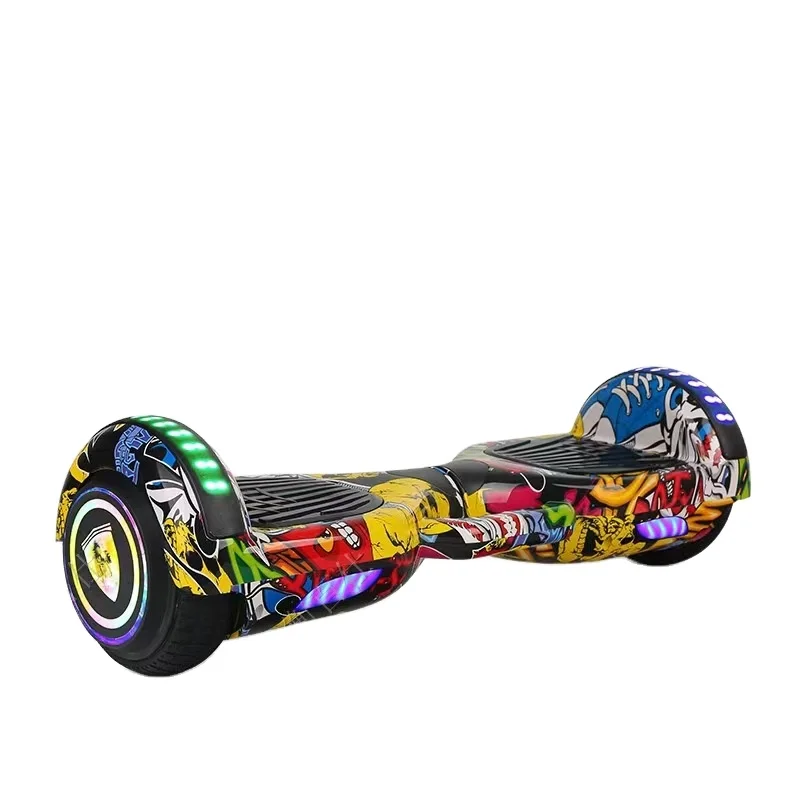 

2022 Cheap Flash Wheel 7 inch Off Road Wheel Auto Balance Car Hover Board Self-balancing Electric Hoverboards with Music