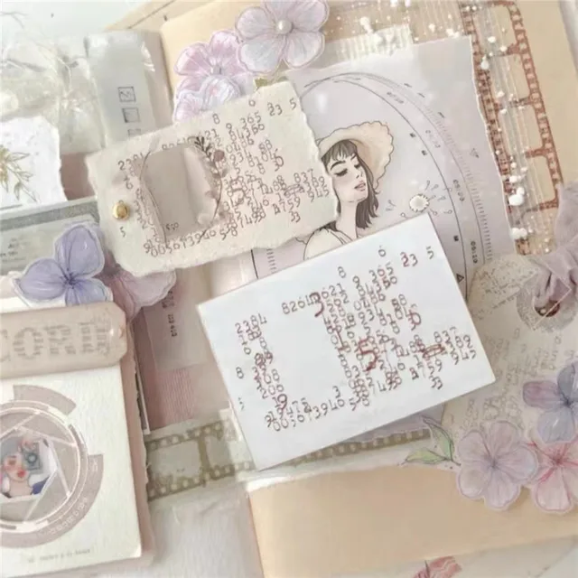 Timbro In Gomma Vintage Con Fiore - Montaggio Cling, Per Scrapbooking, Cartoline, DIY