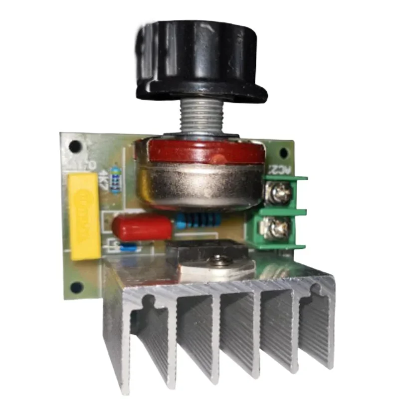 220V AC Motor Speed Regulator 4KW Adjustable SCR Voltage Regulator Electric Fan Speed Controller Switch Thermostat Dimming