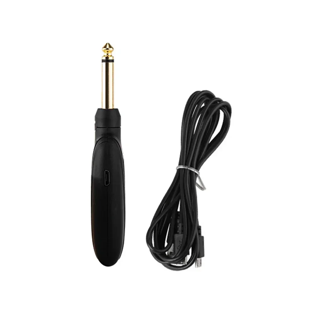 1Pair guitar wireless transmitter Guitar Wireless System Transmitter Receiver Built-In Rechargeable Wireless Guitar Transmitter for Electric Bass