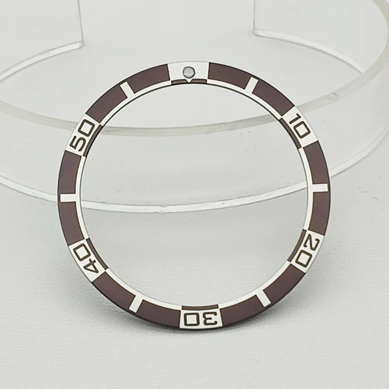Flat Aluminum Watch Bezel Insert - 38x31.5mm
