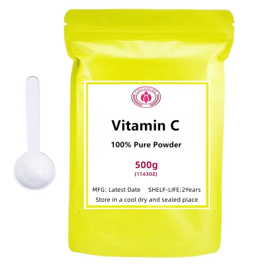 Hyaluronic acid powder skin whitening powder 100% Ascorbic Acid Acerola Cherry Extract Powder Vitamin C Powder Whitening Skin Care Mask