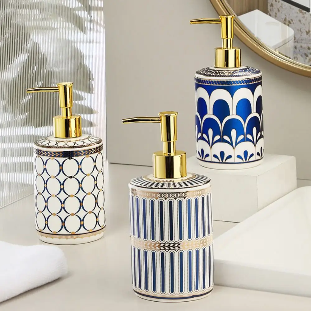 Colorful Ceramic Soap Dispenser For Hotel