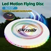 Noctilucence Colorful Flying Saucer Outdoor Leisure Toys Portable Game Flying Disc Competitions Sport Led Luminous Beach Frisbee 1
