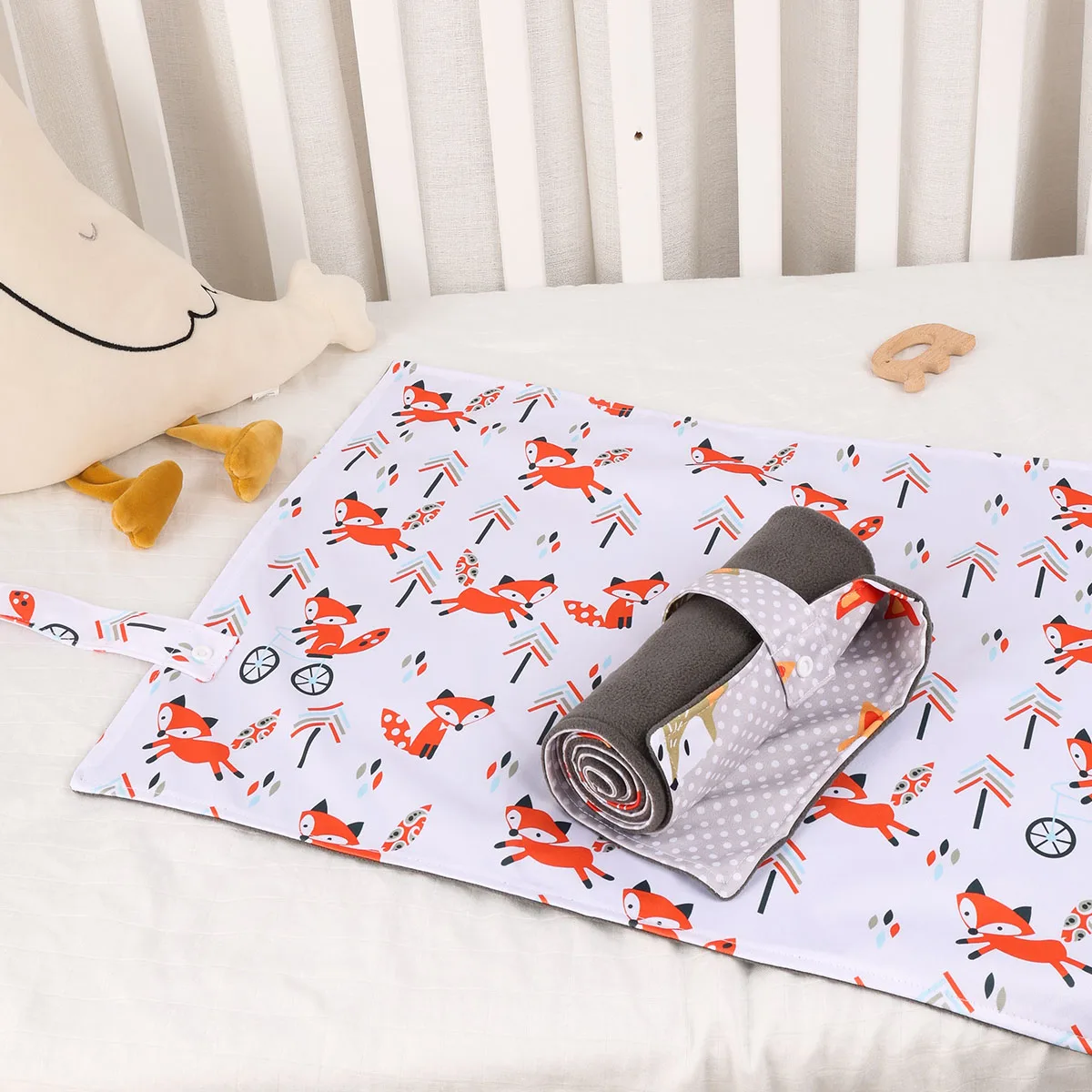 2Pcs/sets Bamboo Charcoal Changing Mat diaper changing pad diaper changing mat Waterproof Portable Change Pad Soft Sheet Mat Bed Pads 40*70cm