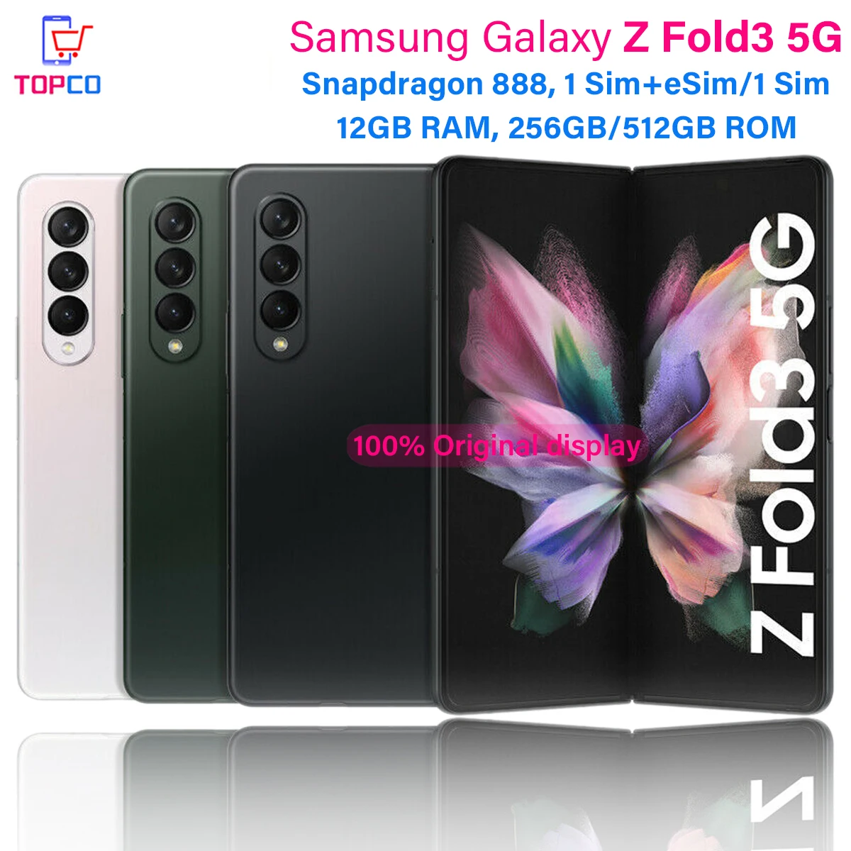 美品」SIMフリー Galaxy Z Fold3 5G SCG11 Phantom Black