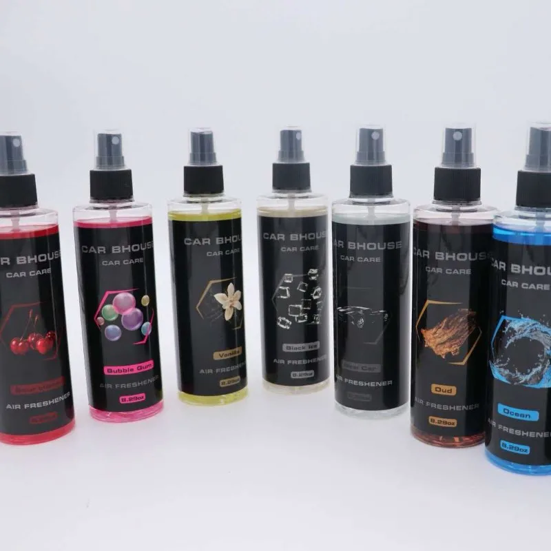 Deodorante Spray per Auto, Fragranza Floreale e Fruttata, Profumo Fresco, 8.29oz/245ml, Grande Capacità, Spray Deodorante per Interni Auto