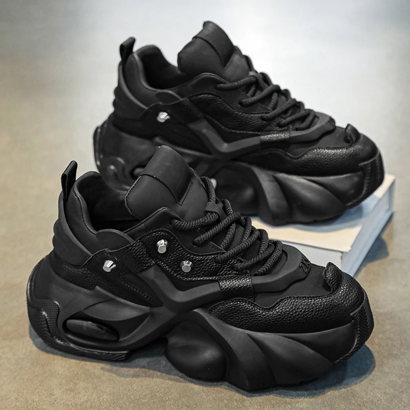 Designer New Men Shoes Spring Autumn Comfortable Men's Thick