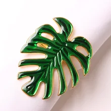 

6PCS Turtle Leaf Napkin Buckles,Kitchen Dining Table Napkin Ring,Crafts Holder Handmade Party Supplies Festival Decorative