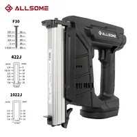 Allsome Electric Brad Nailer, Electric Nail Gun/Staple Gun for Upholstery, Carpentry Woodworking Projects for Makita 18V Battery 1