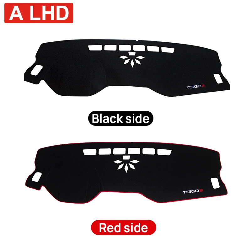 For Chery Tiggo 8 Pro Car Dashboard Cover Avoid Light Pad Sun Shade Case Anti-UV Carpets Non-Slip Mat