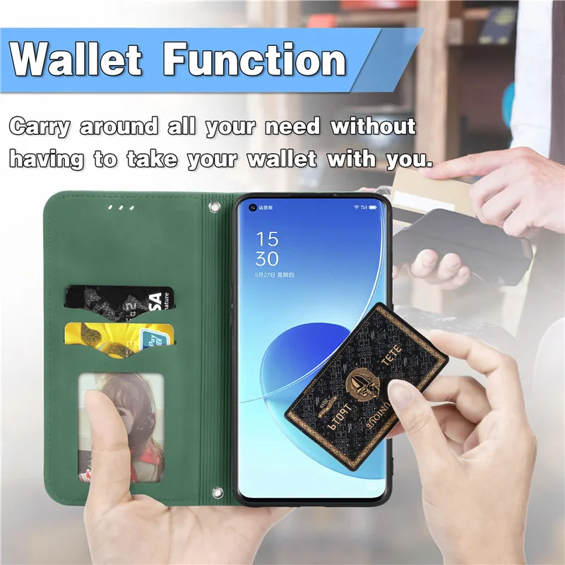 Luxury Leather Magnetic Flip Case Book Cover