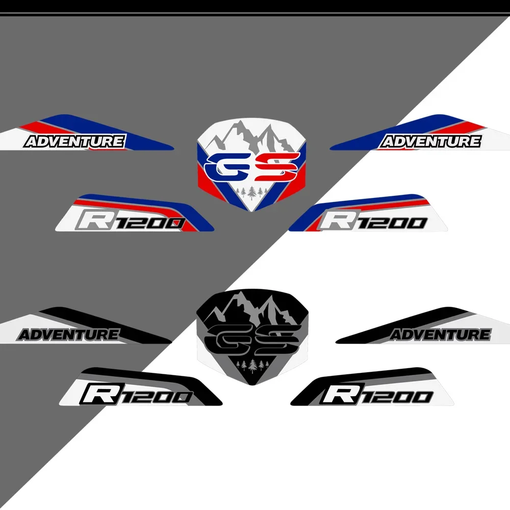 For BMW R1200GS R1200 R 1200 ADV GS GSA Front Fender Beak Extension Cove Windshield Screen Windscreen Stickers Decals Adventure