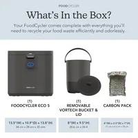FoodCycler Eco 5 - Award-Winning Home Food Processor and Recycler - Kitchen Countertop Compost Alternative 2