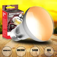 Reptile 40W/60W Full Spectrum UVA Sun Light Basking Spot Bulb Reptile Heat Lamp Bulb Natural Sunlight Lizard Snake Turtle Lamp 1