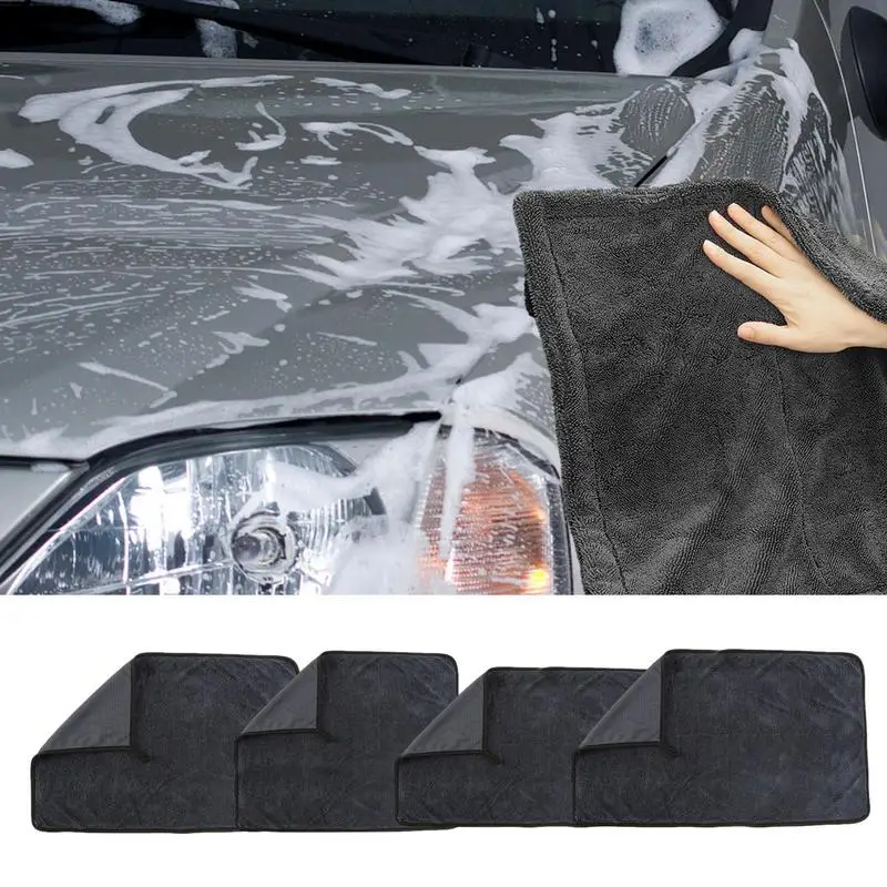 

Car Microfiber Towel Cleaning Towels Rag Car Washing Cloth Weave Ultra Absorbent Cleaning Rag Car Towels For Dust Grime Debris