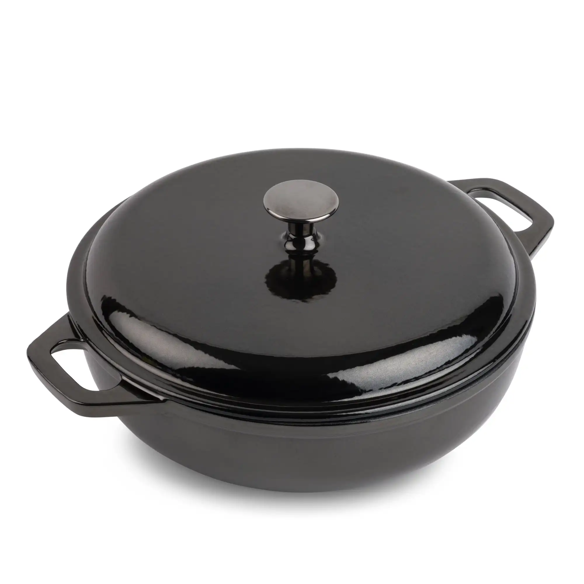 

Чамьян и стол 5,2 QT, эмалированный чугунный коллектор, черный