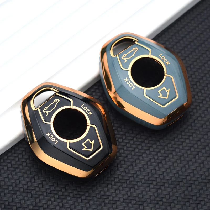 Deluxe Protective TPU Car Key Cover with Fob Sleeve