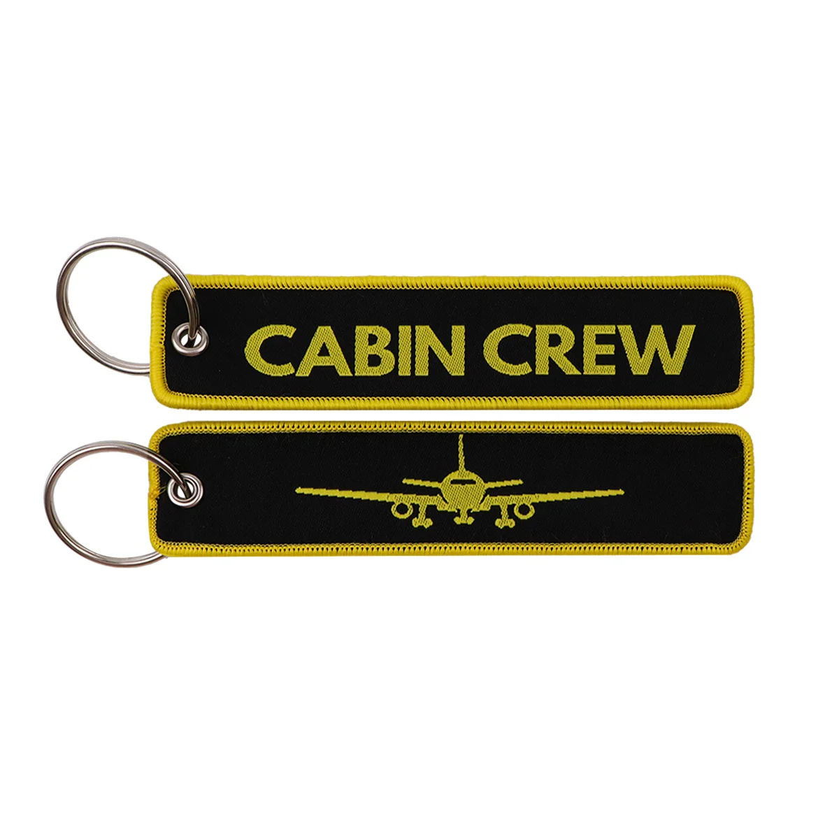 Humorous Embroidered Keychain - Key Ring Holder Accessory and Gift