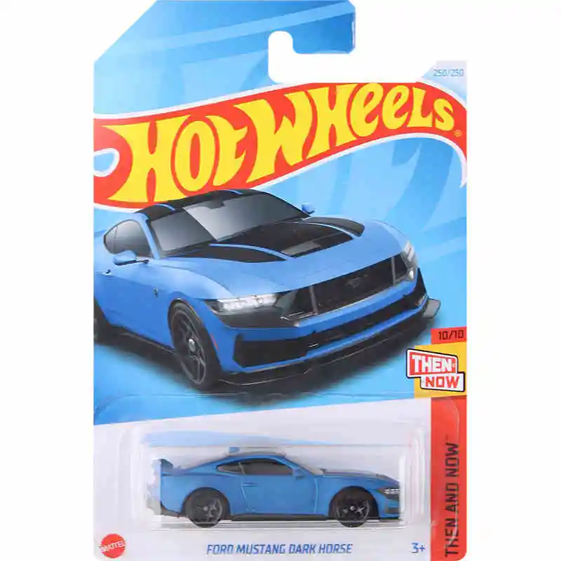2024 Q 케이스 핫 휠 자동차 BUGATTI BOLIDE FORD MUSTANG DARK HORSE 1/64 금속 다이캐스트 모델 컬렉션 장난감 차량