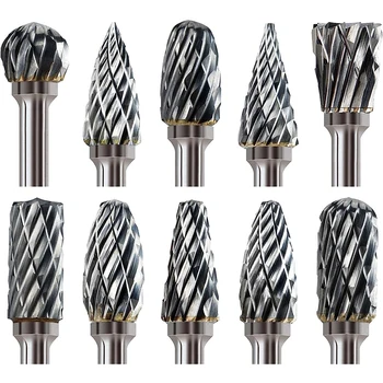 Carbide Burr Set 1/8 Inch 1