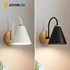 Nordic Wall Sconce Light Fixture for Bedroom Bedside Living Room Lighting Luminaire Lamp Indoor Wooden decor retro 1