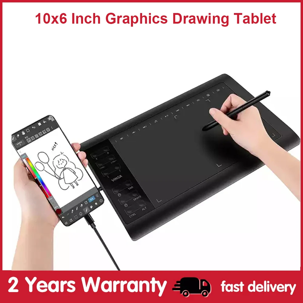 10x6InchVinsaVIN1060Plus8192LevelsPressureUSBInteract