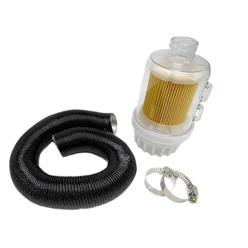 25mm Length 60cm Air Heater Duct Pipe, Diesel Parking Heater, Yellow Air Intake Filter Silencer, For Webasto Dometic Eberspacher, air diesel heater duct pipe