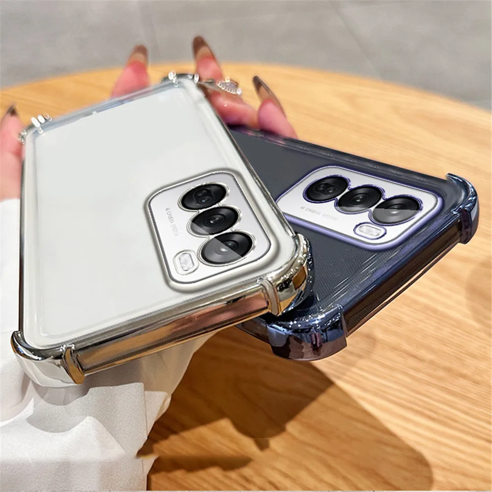 Elegant Shockproof Transparent Silicone Phone Case