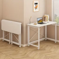 Folding desk, movable desk, home student computer desk, study desk, bedroom bedside desk, office desk computer desk