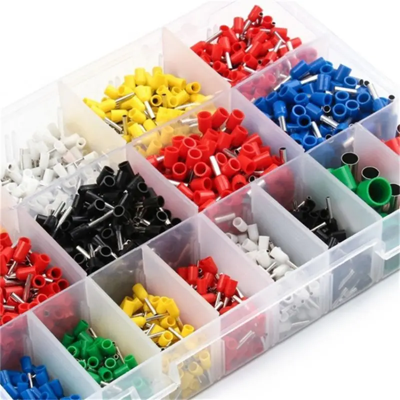 Terminal Connector 400-2120PCS Electrical Tube Insulated Terminal VE Tubular Crimp