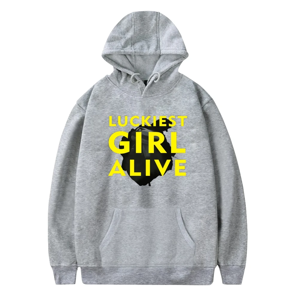 Luckiest Girl Alive Hoodie New Movie Long Sleeve Sweatshirt Men Women Hooded Pullover Casual Style Unisex Clothes