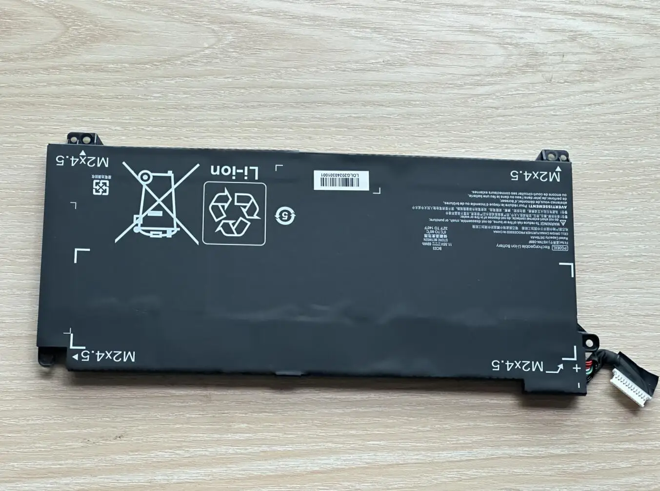 Bateria Pgo6xl Pg06xl 69wh para hp 15-dh Hstnn-db9f L484312c1 L48497005 15-dh0006tx 15-dh0007tx 15-dh0008tx 15-dh0151tx - Imagem 5